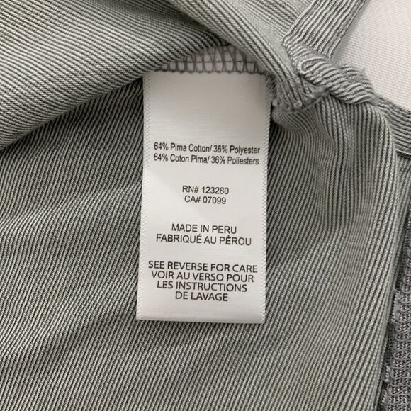 Travis Matthew Polo Shirt Men 3XL XXXL Gray Pima Cotton Stretch Golf Performance - Picture 9 of 9